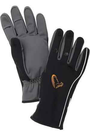 Savage Angelhandschuhe Softshell Winter Gloves Black - Angelhandschuhe - Verkäufer: Neptunmaster