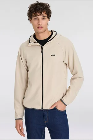 HUGO BOSS Funktionsjacke L_Commuter mit gummiertem Markenlabel