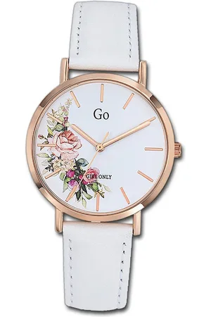 GO Girl Only Quarzuhr Leder Damen Uhr Analog, (Analoguhr), Damenuhr Lederarmband , rund, mittel (ca. 34mm) - Verkäufer: Fit4Style Silberschmuck - IMPPAC