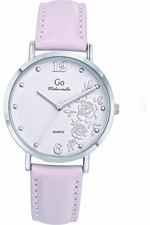 GO Girl Only Quarzuhr Leder Damen Uhr Analog, (Analoguhr), Damenuhr Lederarmband , rund, mittel (ca. 34mm) - Verkäufer: Fit4Style Silberschmuck - IMPPAC