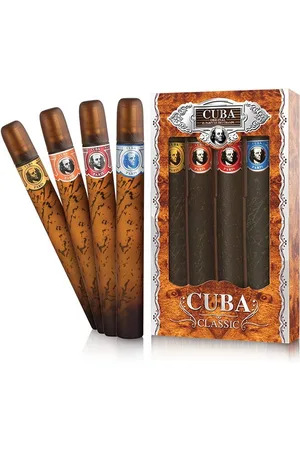 Cuba Eau de Toilette Set EDT Gelb 35 ml + EDT Blue 35 ml + EDT Red 35 ml + EDT Orange 35 ml, 4-tlg. - Verkäufer: Dubbel eCommerce