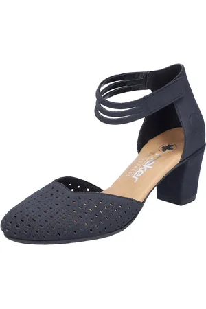 Rieker Spangenpumps, Abendschuh, Festtagsschuh, Trichterabsatz, mit Klettverschluss