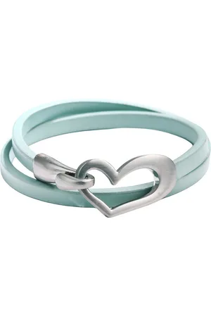 Karma Wickelarmband Damen Herz PU Leder Armband Lederarmband modern (Herzarmband Damenarmband), Braun Blau Schwarz Rosé Damenschmuck - Verkäufer: Sanixa