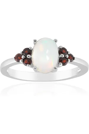 Cavill Silberring Welo Opal Granat Sterling Silber Ring (1-tlg) - Verkäufer: Juwelo Deutschland GmbH