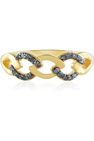 Cavill Diamantring Blauer SI1 Diamant Vermeil Silber Ring (1-tlg) - Verkäufer: Juwelo Deutschland GmbH