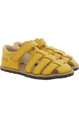 Koel Sandalen Barfußschuhe Barefoot Arin Leder Gelb Sandalette - Verkäufer: Alex und Elis Kinderschuhe