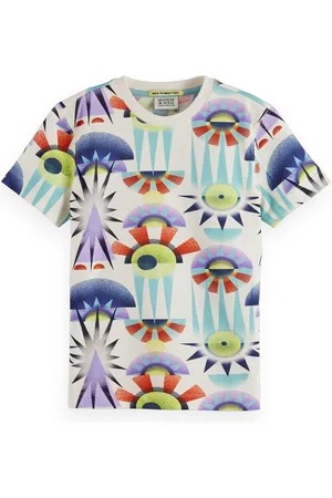 Scotch&Soda Print-Shirt Jungen-T-Shirt relaxed fit mit buntem Muster - Verkäufer: coolkids-store
