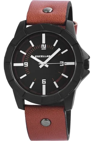 Excellanc Quarzuhr 295071000177 Herrenuhr Lederimitationsarmband, blau - Verkäufer: Shaghafi GmbH
