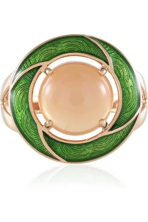 Cavill Silberring Pfirsich Mondstein Rose-Gold Vermeil Ring (1-tlg) - Verkäufer: Juwelo Deutschland GmbH
