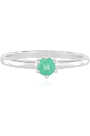 Cavill Silberring Russischer Smaragd Platin Silber Ring (1-tlg) - Verkäufer: Juwelo Deutschland GmbH