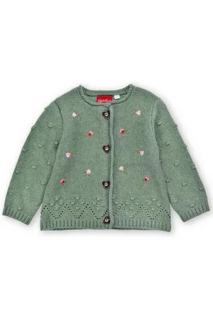 BONDI Trachtenjacke Strickjacke Baby/Kleinkind - HERZILEIN - salbei - Verkäufer: Alpenwahnsinn Tracht & Lifestyle
