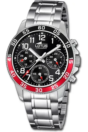 Lotus Chronograph Jugend Kinderuhr Edelstahl, (Chronograph), Jugend, Kinderuhr Edelstahlarmband silber, rund, mittel (ca. 36mm) - Verkäufer: Fit4Style Silberschmuck - IMPPAC