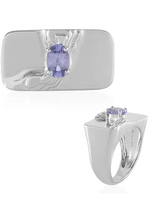 Cavill Silberring Tansanit Silber Ring, Tansania, 0,41 ct (1-tlg) - Verkäufer: Juwelo Deutschland GmbH