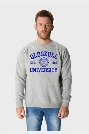 Oldskull Sweatshirt Retro University (1-tlg) mit coolem Print