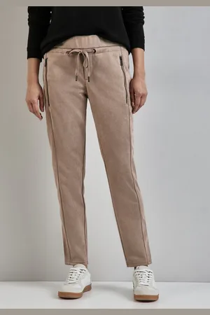 Street one Lederimitathose im Joggstyle