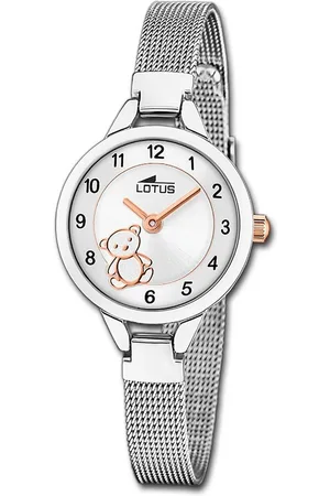 Lotus Chronograph Jugend Kinderuhr Edelstahl, (Chronograph), Jugend, Kinderuhr Edelstahlarmband silber, rund, klein (ca. 25mm) - Verkäufer: Fit4Style Silberschmuck - IMPPAC