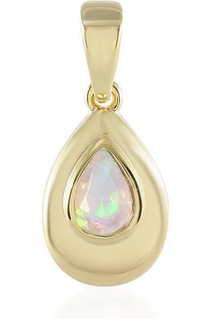 Cavill Anhänger Set Äthiopischer Welo-Opal-Anhänger aus vergoldetem Silber, 0,383ct (1-tlg) - Verkäufer: Juwelo Deutschland GmbH