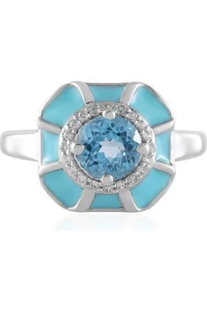 Cavill Silberring Schweizer Blautopas Sterling Silber Ring (1-tlg) - Verkäufer: Juwelo Deutschland GmbH