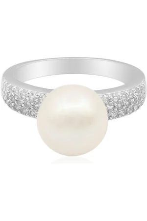 Cavill Silberring Weißer Perlen-Zirkon-Sterling-Silber-Ring (1-tlg) - Verkäufer: Juwelo Deutschland GmbH