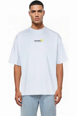 Trueprodigy Oversize-Shirt Juniper Logoprint Rundhals dicker Stoff - Verkäufer: