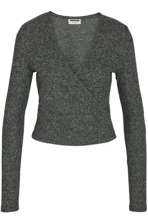Noisy May Shirttop Top V-Neck Wrap Langarm Regular Fit NMCITY L/S V-NECK WRAP TOP FWD - Verkäufer: ARIZONAS