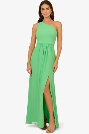 Adrianna Papell Abendkleid One Shoulder Chiffon Gown Cocktail, Abend, Mutter der Braut, Hochzeit, Anlass - Verkäufer: GoJungo GmbH