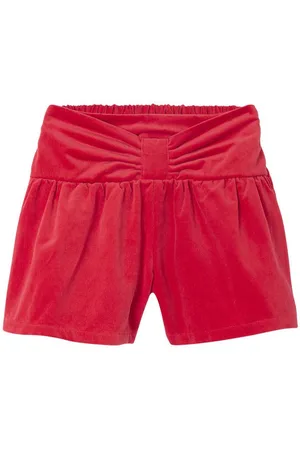 Vertbaudet Shorts Mädchen Samtshorts mit Schleife vorn - Verkäufer: