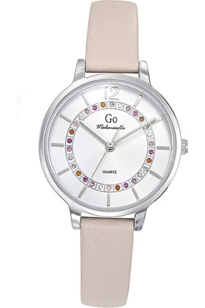 GO Girl Only Quarzuhr Leder Damen Uhr Analog, (Analoguhr), Damenuhr Lederarmband , rund, mittel (ca. 32mm) - Verkäufer: Fit4Style Silberschmuck - IMPPAC