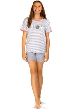 Comtessa Schlafanzug Comte Kids (Set, 2 tlg., 2-teilig) Mädchen Pyjama Shorty Kurzarm Baumwolle - Verkäufer: chic4home