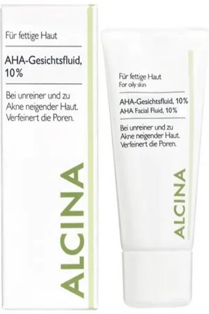 ALCINA Gesichtsserum AHA-Gesichtsfluid 50 ml Packung, ein intensives Hautpeeling mit 10% Fruchtsäuren - Verkäufer: fh24.shop