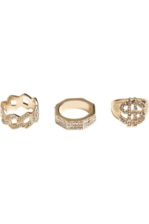 Urban classics Ring-Set Unisex Dollar Ring 3-Pack