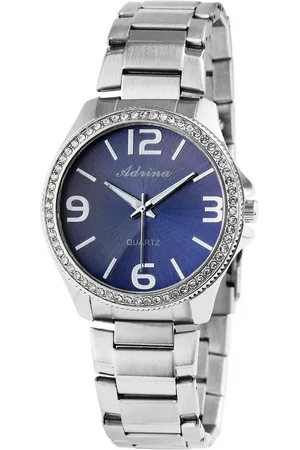 Adrina Quarzuhr AR0005 Damenuhr mit Edelstahlarmband, Damenuhr Edelstahl - Verkäufer: Shaghafi GmbH