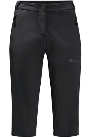 Jack Wolfskin Shorts ACTIVATE LIGHT 3/4 PANTS BLACK - Verkäufer: gue-sport
