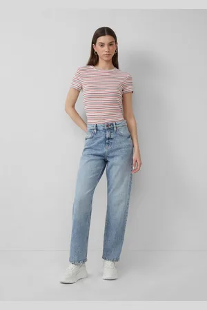 QS by s.Oliver Stoffhose Unisex Jeans / Loose Fit / Mid Rise / Straight Leg Waschung - Verkäufer: s.Oliver