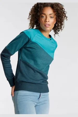 Ragwear Sweater JOHANKA BLOCK Crew Neck im Color-Blocking Design