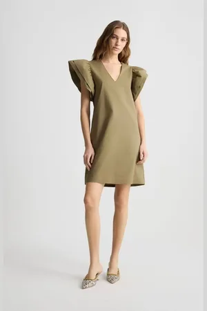 Liu Jo Midikleid - Kurzes Midikleid aus Baumwollpopeline - Verkäufer: Schneider Fashion Store