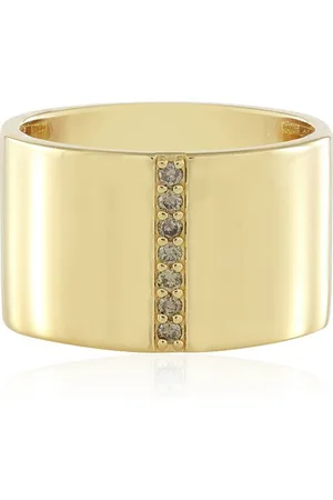 Cavill Diamantring Schicker Schokoladen-Diamant-Ring aus vergoldetem Silber (1-tlg) - Verkäufer: Juwelo Deutschland GmbH