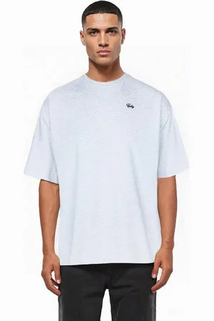 Trueprodigy Oversize-Shirt Nika Logostickerei Rundhals dicker Stoff - Verkäufer: