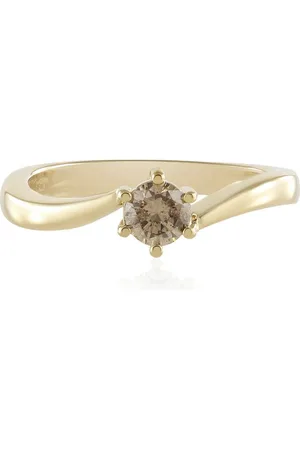 Cavill Diamantring Schokoladen-Diamant-Goldring, 375 Gelbgold 0,297ct (1-tlg) - Verkäufer: Juwelo Deutschland GmbH