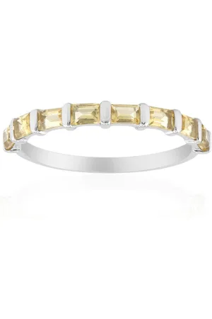 Cavill Silberring Schicker Citrin Plated Silber Ring, Brasilien 0,58ct (1-tlg) - Verkäufer: Juwelo Deutschland GmbH
