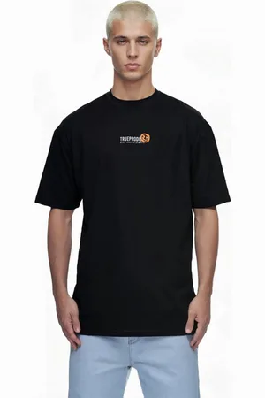 Trueprodigy Oversize-Shirt Juniper Logoprint Rundhals dicker Stoff - Verkäufer: