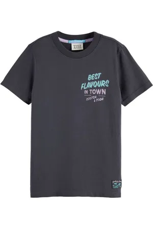 Scotch&Soda Print-Shirt Kinder T-Shirt Artwork washed black - Verkäufer: coolkids-store