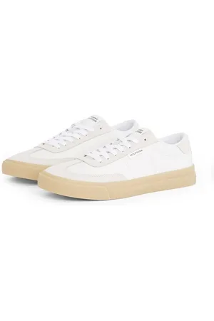 Tommy Hilfiger TH CUPSET SUMMER LTH Plateausneaker, Freizeitschuh, Halbschuh, Schnürschuh mit seitlichem Label