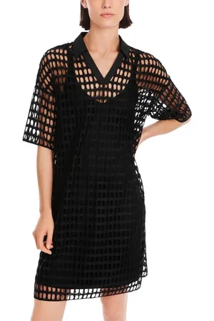 Marc Cain Netzkleid "Summer to Go" Premium Damenmode Luftiges Netzkleid