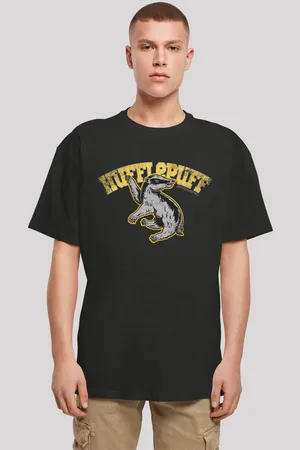 F4NT4STIC T-Shirt Harry Potter Hufflepuff Sport Emblem Print