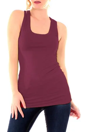 Muse Longtop Classic Tanktop Skinny Fit 8002 - Verkäufer: malito