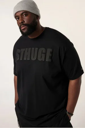 STHUGE T-Shirt T-Shirt Halbarm oversized Brustprint - Verkäufer: Popken Fashion Group