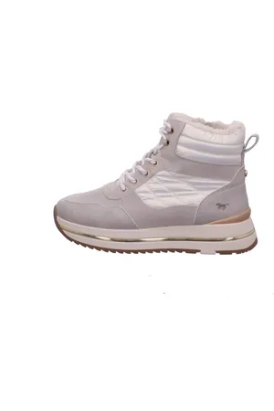 Mustang Mustang taupe Schnürstiefelette - Verkäufer: Schuh 2000