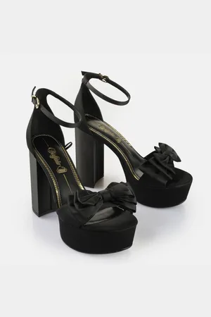 Buffalo Jessie Bow TB Plateau Heels Sandalette - Verkäufer: Sun & Famous