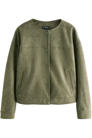 Next Bomberjacke Bomberjacke in Wildlederoptik (1-St) - Verkäufer: Germany GmbH